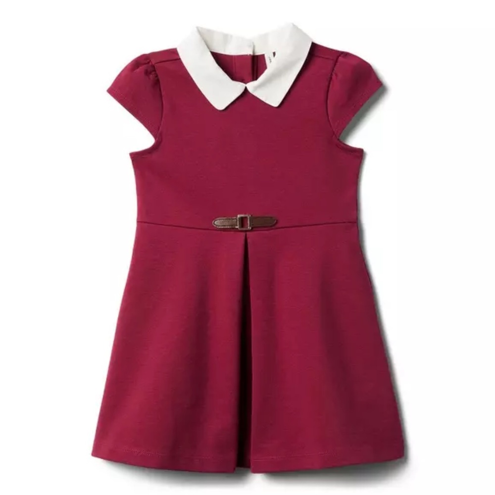 COLLARED PONTE DRESS